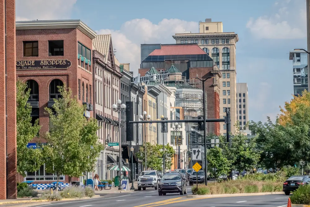 Downtown Lexington streets